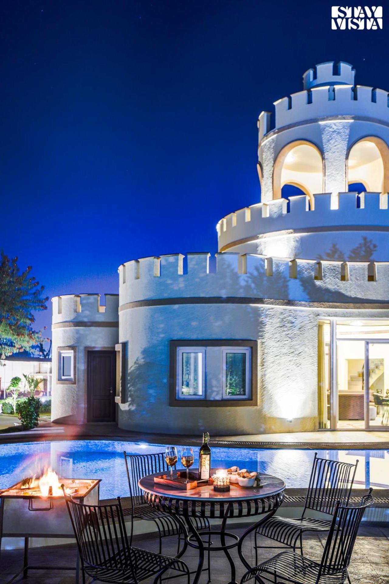 Stayvista'S Mystic Castle With Terrace, Swimming Pool, Lawn With Gazebo 자이푸르 외부 사진